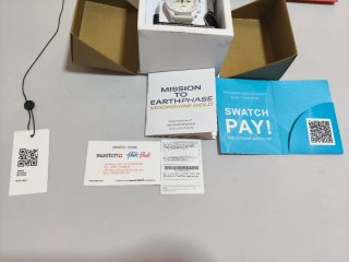 OMEGA SWATCH Earthphase Moonshine Gold NUOVO