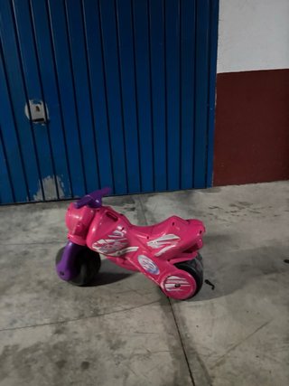 Moto de Juguete Rosa para Niños
