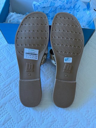 Sandalias Mustang Confort Talla 41 Doradas