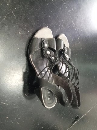 Sandalias Tacón Negras