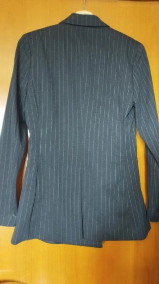 Americana gris rayas diplomáticas T.36