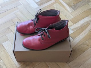 Botines rojos mujer de c