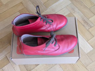 Botines rojos mujer de c
