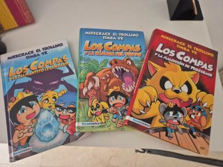 Pack 3 libros los compás. 7eur unidad, 15 eur pack
