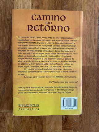 Camino sin retorno