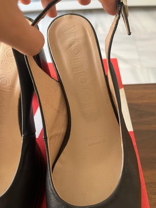 Zapatos de tacón negros con plataforma