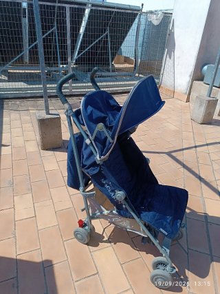 Silla de paseo Maclaren azul