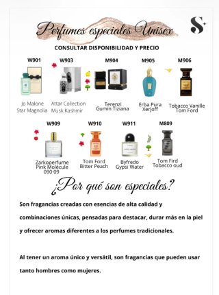 Catalogo di Profumi Essens Edizione Limitata