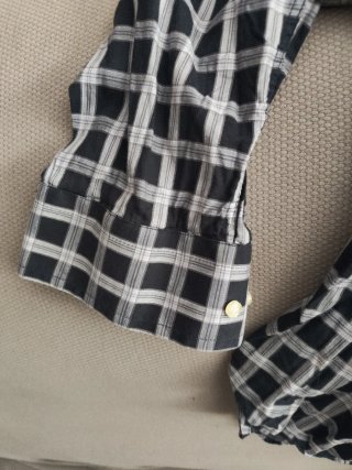 Camisa cuadros manga larga