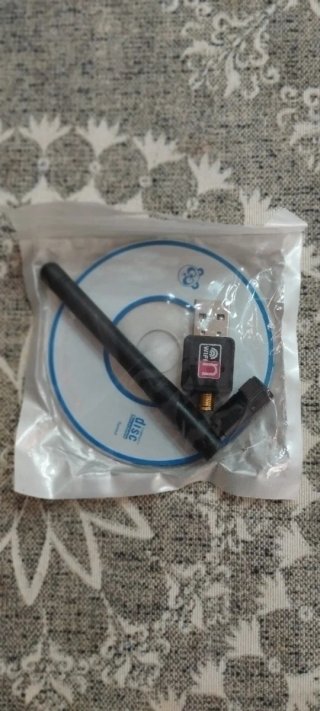 Adaptador WiFi USB con Antena y CD