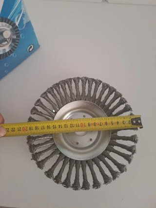 Rueda Desbrozadora 8 Alambre Trenzado