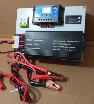 Kit Inversor Solar inversor onda pura 2200 w.