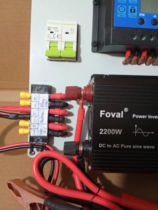 Kit Inversor Solar inversor onda pura 2200 w.
