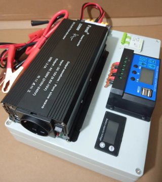 Kit Inversor Solar inversor onda pura 2200 w.