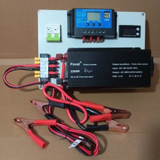 Kit Inversor Solar inversor onda pura 2200 w.