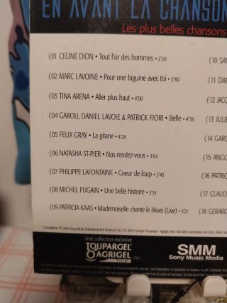 CD En Avant La Chanson Les plus belles chansons fr