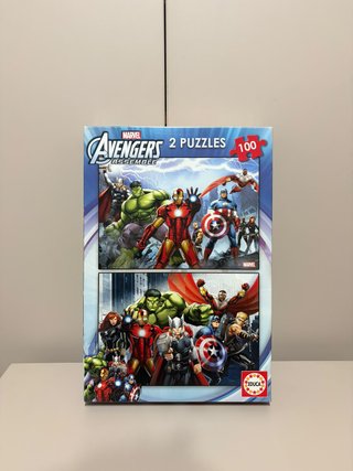 Puzzle Vengadores 2x100 Piezas Educa