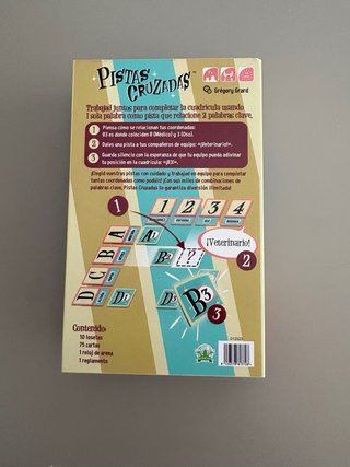 Pistas Cruzadas Juego de Mesa
