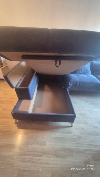 Sofá Chaise Longue Gris 3x2m