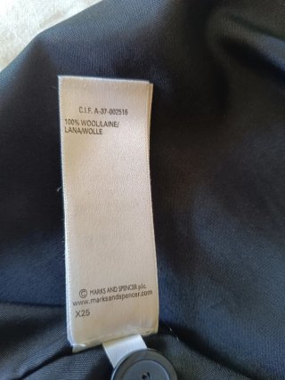 Abrigo paño niña Marks and Spencer talla 3-4
