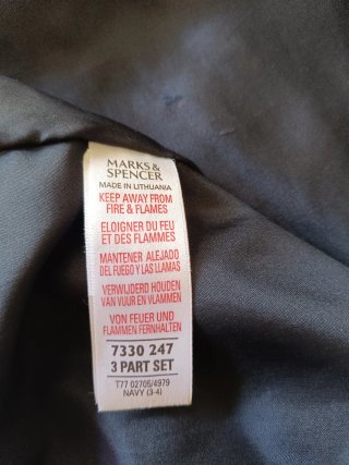 Abrigo paño niña Marks and Spencer talla 3-4