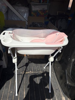 Bañera para bebé con termómetro