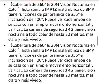 Cámara Vigilancia XEGA 3G/4G LTE sin wifi