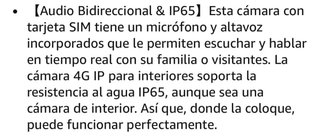 Cámara Vigilancia XEGA 3G/4G LTE sin wifi