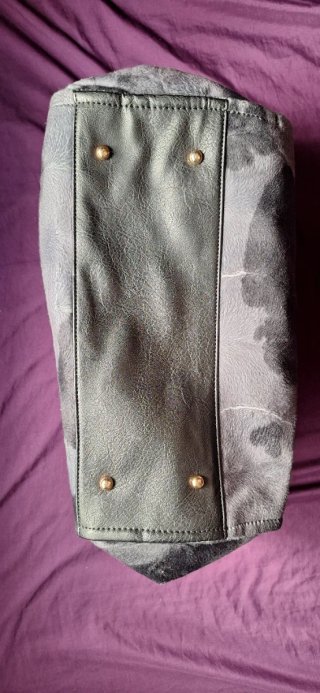 Bolso Tote Camuflaje Gris/Negro