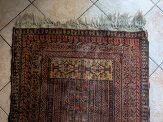 Tappeto etnico vintage lana