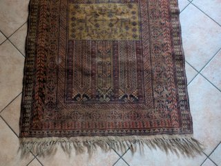 Tappeto etnico vintage lana