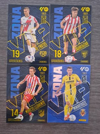 Lote 4 Cromos Megacracks 26/27 Zona VIP y Power