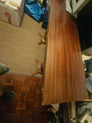 Mesa rectangular comedor madera vintage