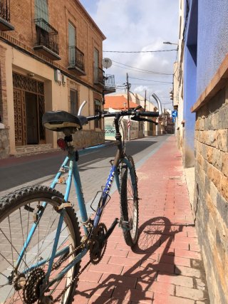 Bicicleta azul