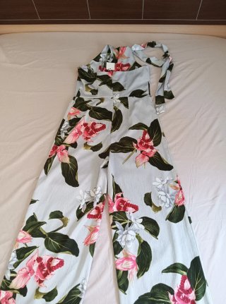 Mono Mango floral azul y rosa