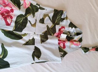 Mono Mango floral azul y rosa