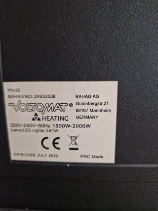 Chimenea eléctrica negra