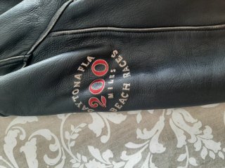 Cazadora Cuero vintage Diesel Daytona fla 200 Mile