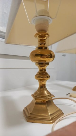 Set di 2 lampade da tavolo classiche