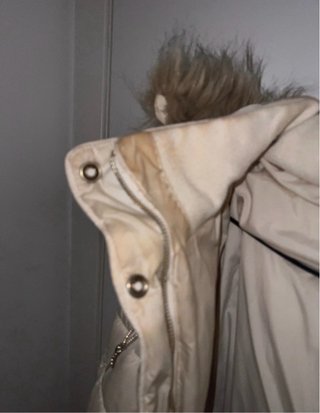 Abrigo Zara Beige con Capucha