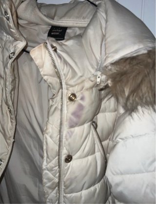 Abrigo Zara Beige con Capucha