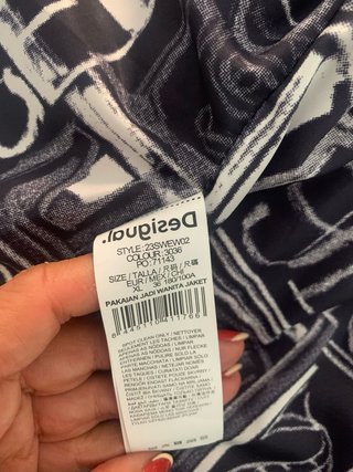 Cazadora Desigual Roja Talla XL