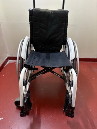 Silla de ruedas de aluminio