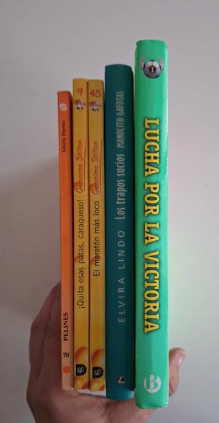 5 Libros juveniles + 1 de regalo