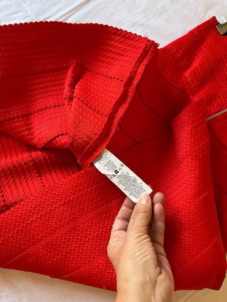 Vestido palabra de honor rojo