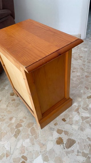 Conjunto provenzal madera cama 90cm