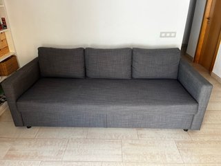 Sofá Cama Ikea Friheten Gris 3 Plazas