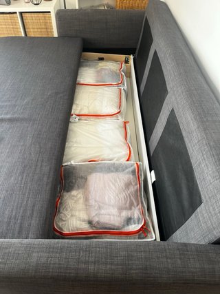 Sofá Cama Ikea Friheten Gris 3 Plazas