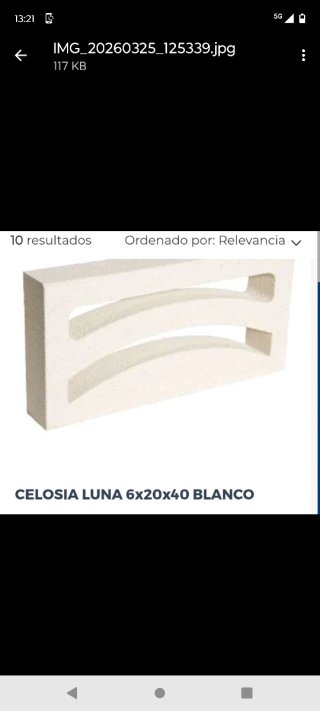 Celosías decorativas de hormigón