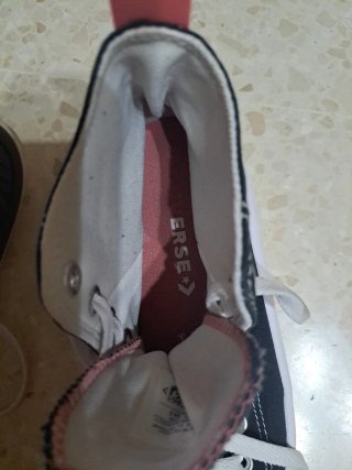 Zapatillas Converse Talla 39 Negras y Rosas